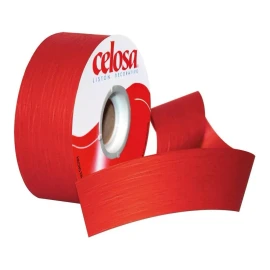 Janel 3 Rollos Celosa Celomate #9 35mm Ancho X 40mt Largo Rojo