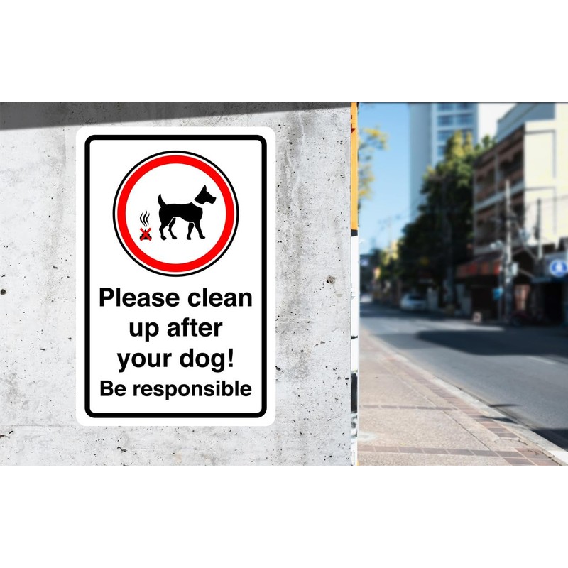 Safety First Display LTD Please clean up after your dog!