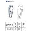 Wichard 2479 Safty Snap Hook Sailor Carabiner 1.4 inches (35