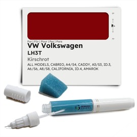 Genuine Colors Paint Pen Cherry Red LH3T for VW Volkswagen Convertible A4 S4 Caddy A3 S3 ID.3 A6 S6 A8 S8 California ID.4 Amarok