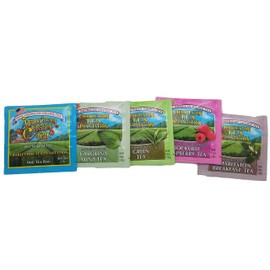 Tea Sampler Gift Set Featuring Charleston Tea Plantation Tea Bags - WGIS Gift Box Set #1 With Bonus Flavor Bag