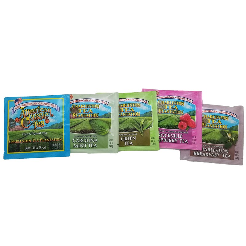 Tea Sampler Gift Set Featuring Charleston Tea Plantation Tea Bags