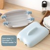 Microwave Corn Steamer with Lid, Microwave Corn Steaming Box Plastic