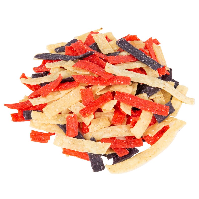 Fresh Gourmet Tri | Color Tortilla Strips | 1 Pound