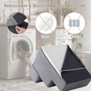 EHEYCIGA Dog Stairs for Bed 20" H, 4-Step Extra Wide