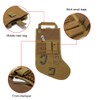 Tactical Christmas Stocking, Stocking Shape Molle Military Waist Bag with