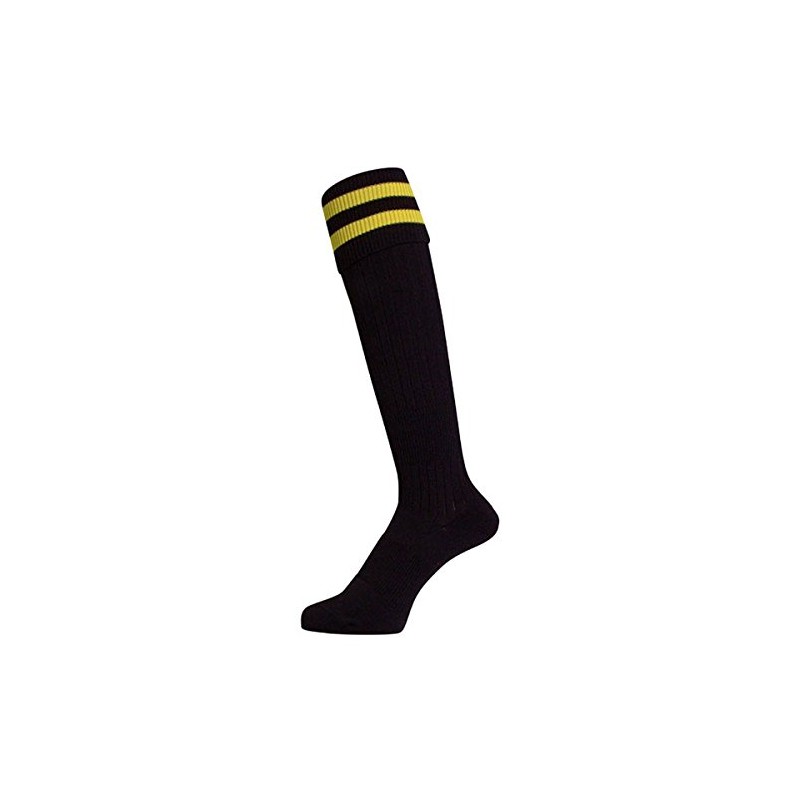 Mine Soccer Socks, Resistant to Wear, 2 Line / BK