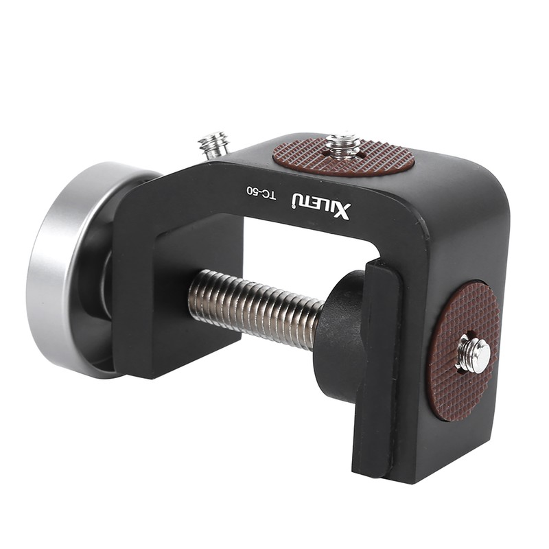 XILETU TC-50 Black Aluminium Alloy Universal 1/4 Inch Screw Interface