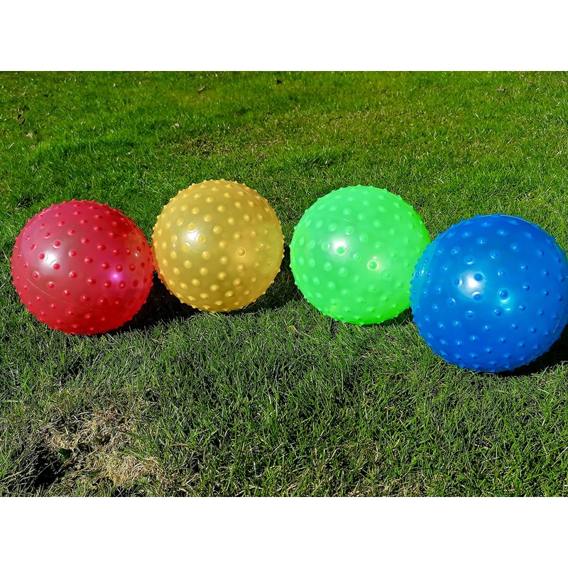 4x Nub Ball 20 cm with Ball Needle Massage Ball