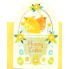American Greetings Happy Easter & Spring Yellow Chick Chicks Gingham