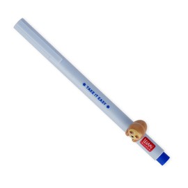 Legami - Gel Pen with Decorative Animal, Avoid Rolling, Blue Ink, Removable and Recombinable Animal, 0.5mm Tip, Sloth Theme