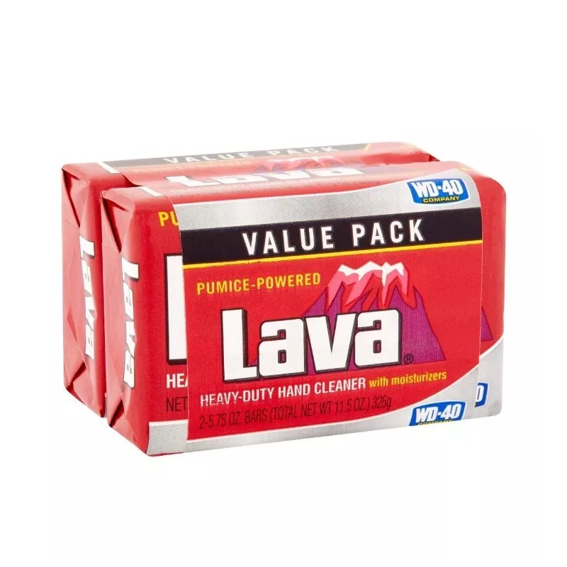 Lava 2 Pack Lava Heavy-Duty Hand Cleaner Bar Soap, 5.75