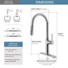 Lavatrum Kitchen Sink Faucets Brushed Nickel, High Arc Single Handle