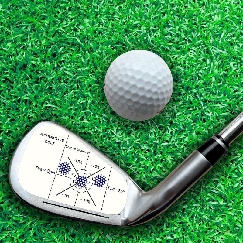 ATTRACTIVE Golf Impact Tape Set, 200 Pcs Club Impact Stickers