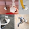 Pack of 50 Heating Pipe Rosette Pipe Covers, Folding Rosette