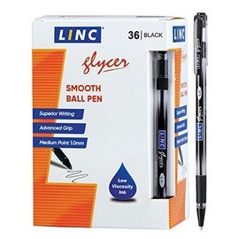 Linc Glycer smooth ball point pen 36 pk - Black