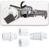 LT Easiyl 2pcs Chlorinator Check Valve Compression Nut Inlet Fitting