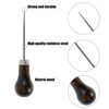 2 Pack Leather Awl Tool, Gourd Shape Sewing Awl Leather