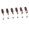 uxcell Slotted Bits Set 6pcs 1/4 Inch Hex Shank Magnetic