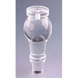 Clear Solid Acrylic Heavy Duty Lucite Legs 7"H, DIY or Replacement with 5/16" Hanger Bolt Pack of 4