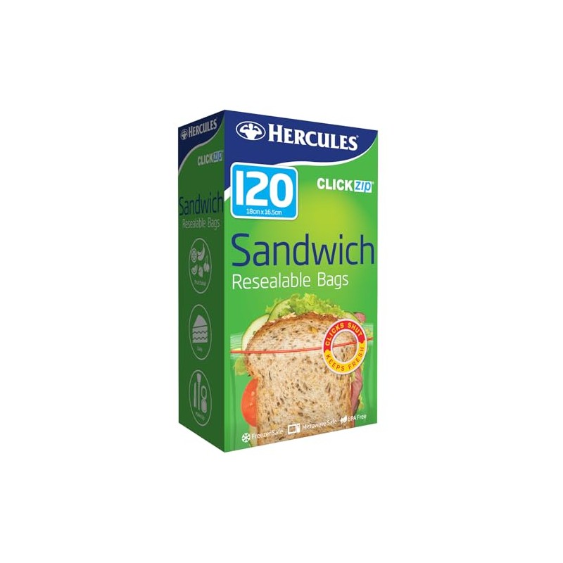 Hercules Sandwich Bags (Pack of 120)