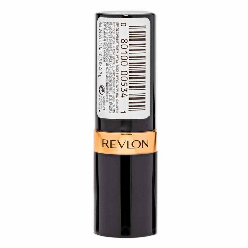 Lápiz Labial Revlon Super Lustrous tono 430 Softsilver Rose 4.2