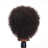 Hairginkgo 100% Human Hair Mannequin Head Hairdresser Training Head Manikin