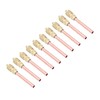 10Pcs 1/4SAE HVAC Access Valve, Service Access Valve Brass Multi