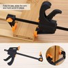 AIMALL 4 Pcs Woodworking Clip Bar Clamp F-tyle Grip Quick