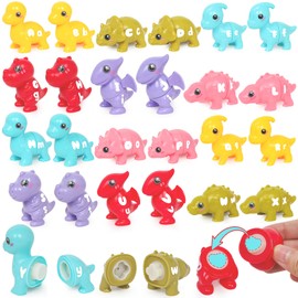 YATAOME Dinosaur Toys ABC Letters Uppercase Lowercase Matching Game Montessori Preschool Educational Fine Motor Skill Toys 26 PCS Double-Sided for 3 4 5 Years Old Kids Toddlers Kindergarten Boys Girls