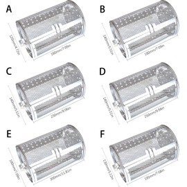 Air Fryer Basket 360 Degree Rotating Grill Roaster Drum Rotisserie Grill Rotarys Baking Cage for Peanut Dried Nut Bean Air Fryer Basket