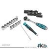 HB 90-Tooth Swivel Head Ratchet Handle 1/4-Inch Drive, Precision bits,