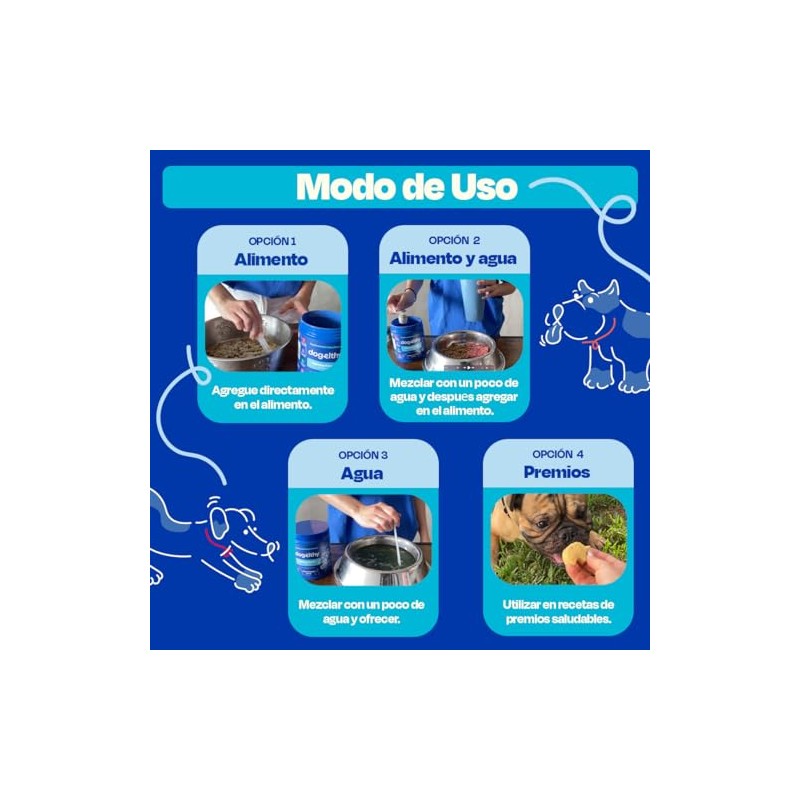 Dogelthy Calming Powder Suplemento Relajante Natural para Perros