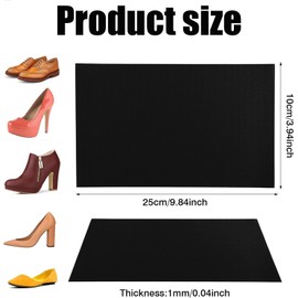 Shoe Grips on Bottom of Shoes, 6Pcs Non-Slip Shoe Pads Shoe Bottom Protector, Shoe Gummies for Heels, Sole Protector for Heels and Anti Slip Shoe Grips, Sneakers Leather Shoes Sole Repair Accessories