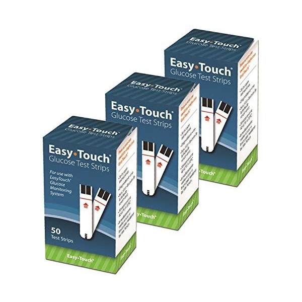 Easy-Touch Glucose Test Strips 50 Count (3pack)