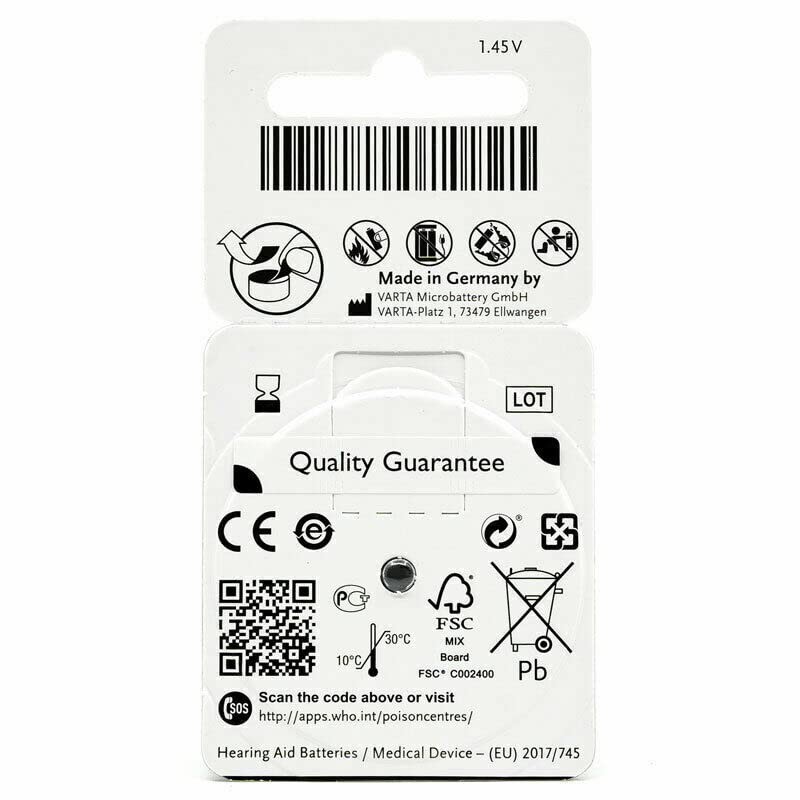 PowerOne Evolution Size 675 Hearing Aid Batteries - 1.45V Zinc