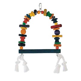 Living World Large Wood and Rope Swing