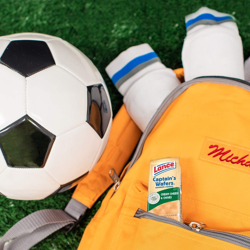 Lance Sandwich Crackers, Captain's Wafers Cream Cheese and Chives, 8