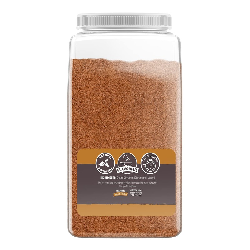 Birch & Meadow Ceylon Cinnamon, 4 lb, True Cinnamon, Ground