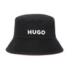 HUGO Men's Bucket Hat, Black 1