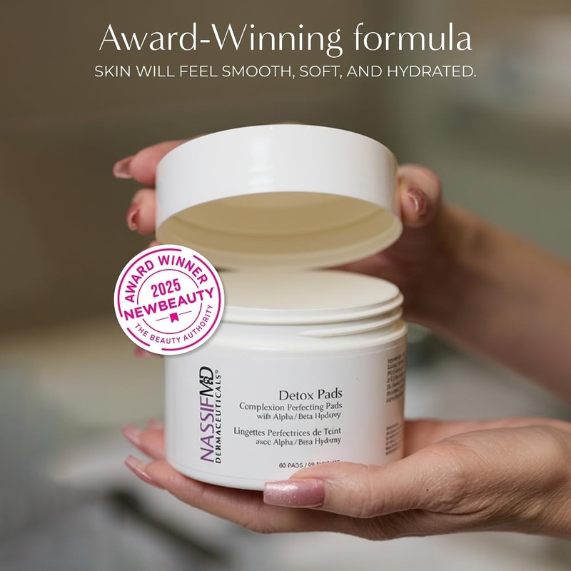 Nasif MD exfoliation pad |Deep Cleansing Surgeon-Crafted AHABHA Facial for