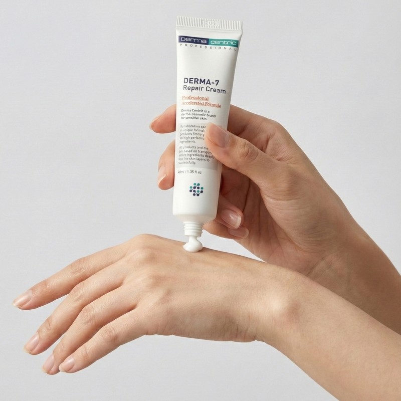 Dermacentric Dermatology After Laser Treatment Liposome Regeneration Cream Peptide Madecassoside