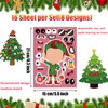 16 Sheets Christmas Children's Stickers Craft Set, DIY Cartoon Stickers