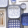 Selamica Porcelain 8-inch Square Dinner Plates, Salad Pasta Bowls, Set