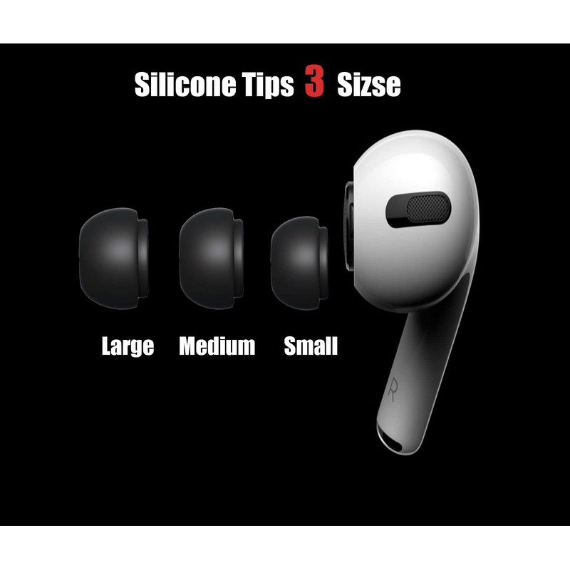 Acediar Replacement Ear Tips Compatible with AirPods Pro1,2 [3 Pairs],