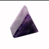 Brazilian Amethyst Pyramid Natural Stone for Wellbeing and Meditation (4cm)