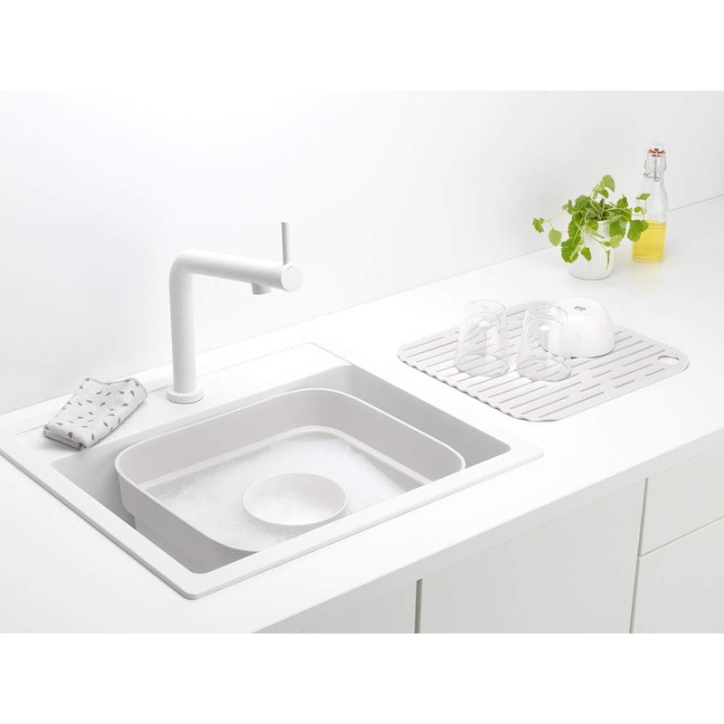 Brabantia Washing Up Dish Tub Bowl with Removable Draining Tray