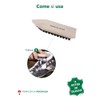 Semi Firm Horsehair Brush for Dry Cleaning Shoes in Suede,