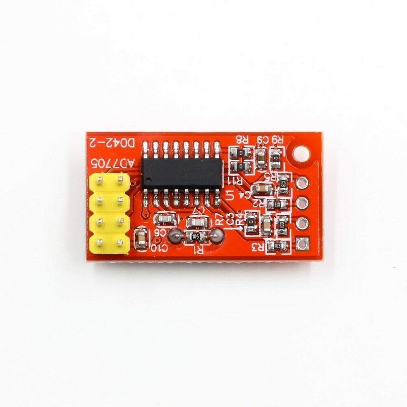 TECNOIOT 5pcs AD7705 Dual 16 bit ADC Data Acquisition Module