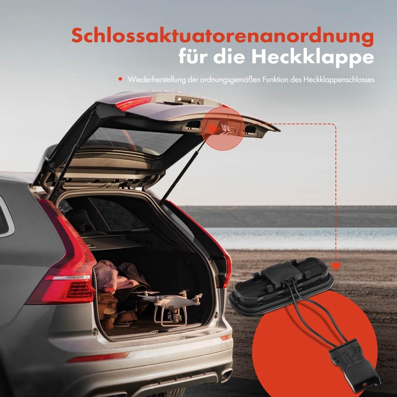 Frankberg Tailgate Lock 2-Pin Compatible with Astra J P10 Hatchback